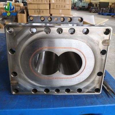 品質  Nickel Alloy Twin Screw Extruder Barrel for PEEK Plastic Extrusion 工場