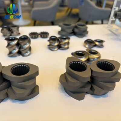 品質  (PTR) W6 ultra-fine grain wear-resistant steel extruder parts Twin-Screw Extruder Thread Element Barrel and Shaft 工場