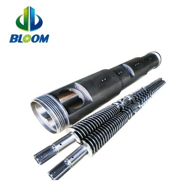 品質  BLM 80/156 92/188 Twin Conical Screw And Barrel For PVC Extrusion 工場