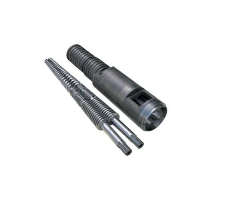 Spc/Lvtの押出機のための51/105の55/110の92/188のバイメタルの円錐対ねじバレル