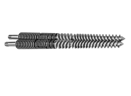Spc/Lvtの押出機のための51/105の55/110の92/188のバイメタルの円錐対ねじバレル