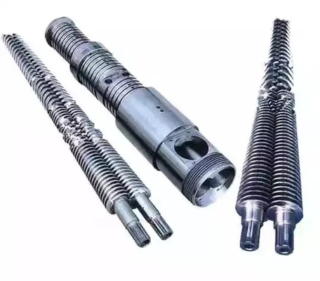押出機機械のための51/105の65/132の80/156のNitrided円錐対ねじバレル