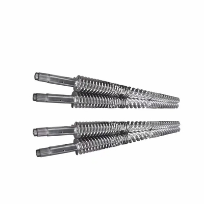 押出機機械のための51/105の65/132の80/156のNitrided円錐対ねじバレル