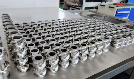 平行対ねじ押出機ねじ要素W6mo5cr4V2材料