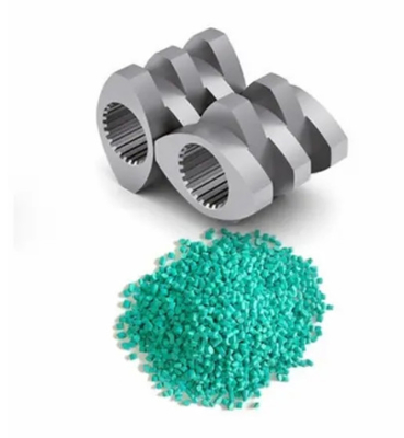二金属合金PEシートスクリューと樽 プラスチック機械のためのツインスクリューエクストルーダーマシンセグメント樽