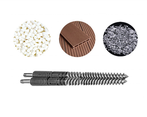 Bimetallic Nitride 円形双面螺栓 WPC PVC PE 産業 / エクストルーダー螺栓とバレル
