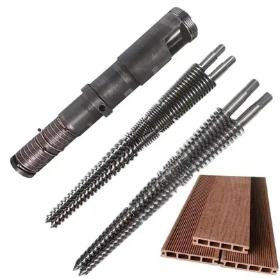 Bimetallic Nitride 円形双面螺栓 WPC PVC PE 産業 / エクストルーダー螺栓とバレル