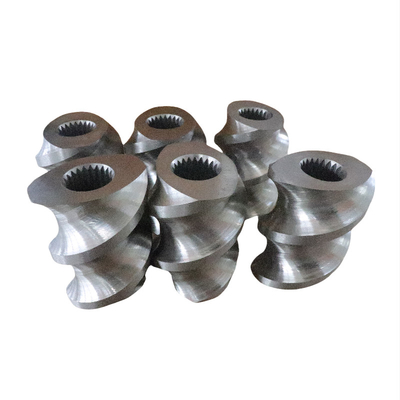 PTFE ETFE FEP PFA PVDF プラスチックエクストルーダー部品 耐着 完全セット 二金属スクリューセグメント バレルとライン