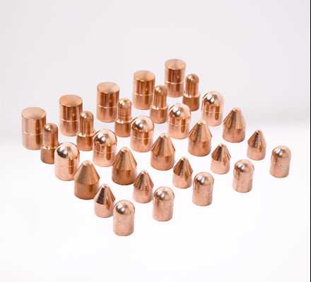 抵抗溶接の銅の電極はスポット溶接銃の消耗品のためのヒントをおおう