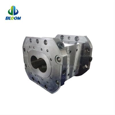 W6Mo5Cr4V2 ツインスクリューエクストルーダ用のプラスチックエクストルーダーバレル LDPE/HDPE/PPフィルム吹きエクストルーダー 二金属スクリューバレル