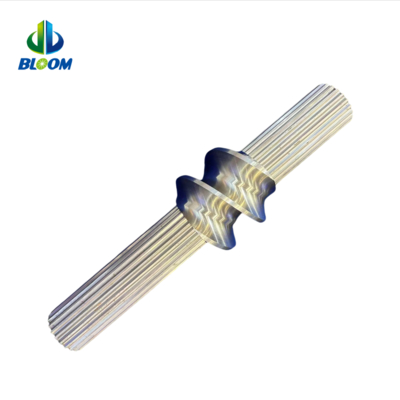 Plastic Extruder Parts High torque Screw Shaft For PEEK PVDF production