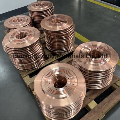 抵抗溶接用CuCrZr合金シーム溶接ホイール