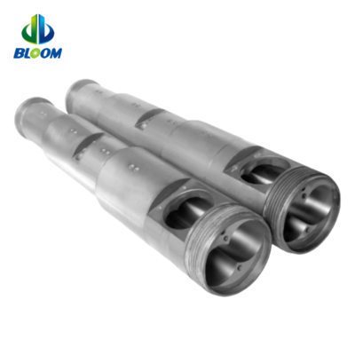 高精度ビメタリック 円形 ツインスクリューバレル プラスチックとゴム排出