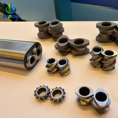 (PTR) W6超細粒度耐磨鋼エクストルーダー部品 ツインスクリューエクストルーダースレッド要素 樽とシャフト
