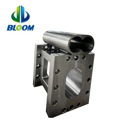 HIP Bimetallic Twin Screw Extruder Barrel with 58-62HRC Hardness and PM-HIP WR14 Material ISO9001 認証された 材料