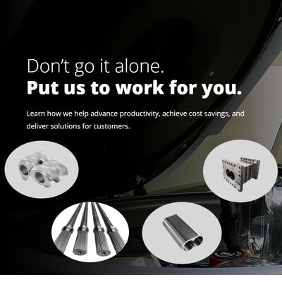 耐摩耗性・耐腐食性に優れたカスタムサイズCNC精密加工ツインスクリュー押出機部品