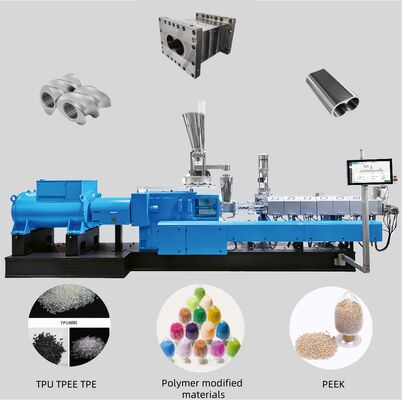 耐摩耗性・耐腐食性に優れたカスタムサイズCNC精密加工ツインスクリュー押出機部品
