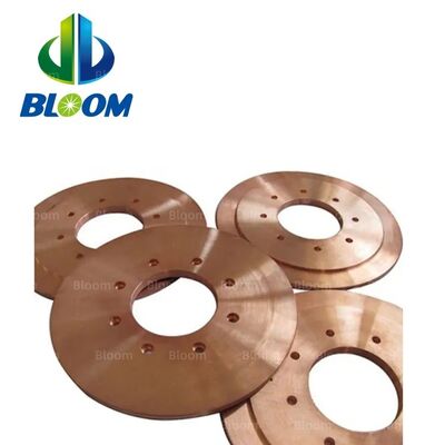 High-Purity Copper Welding Wheel with Precision Machined Surface and Custom Sizes for Seam Welding Machines