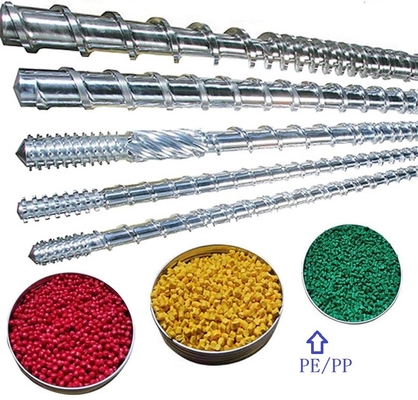 LDPE/HDPE/PPのためのバイメタルねじバレル/PE/ポリ塩化ビニールのブロー形成機械